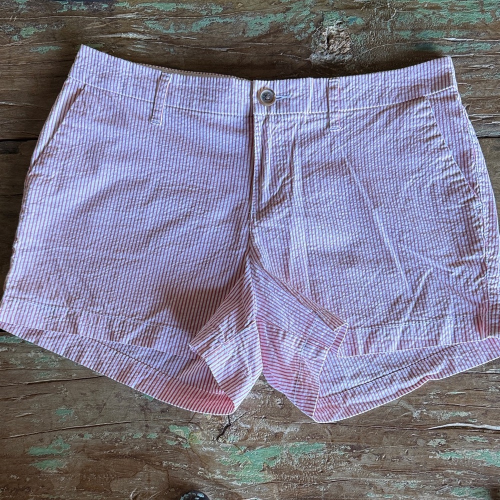 Old Navy Women's Red Striped Shorts